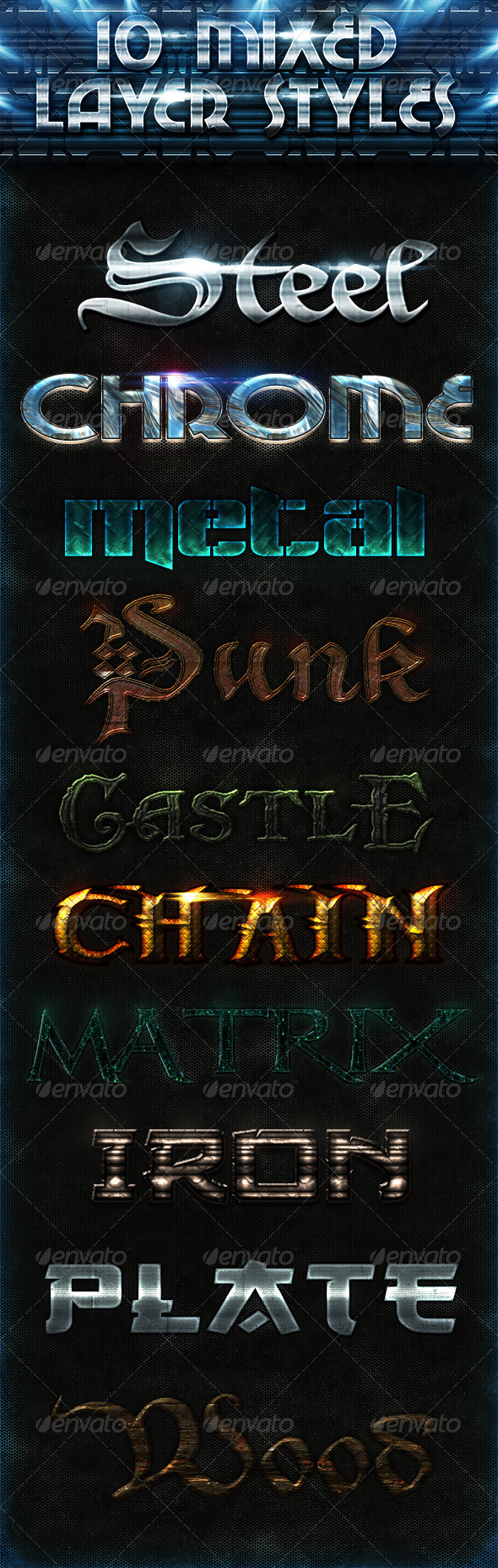GraphicRiver 10 Mixed Layer Styles 3495176 GraphicRiver 10 Mixed Layer Styles 3495176