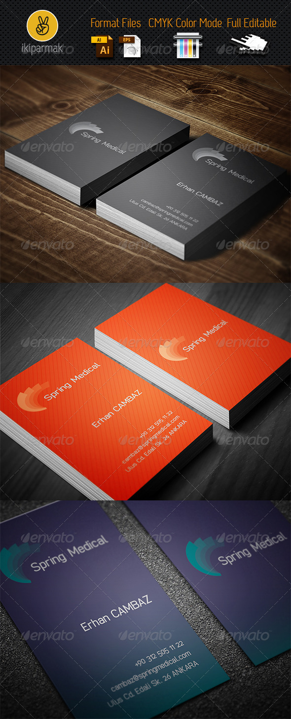 GraphicRiver Medical Bussines Card 3495296 GraphicRiver Medical Bussines Card 3495296