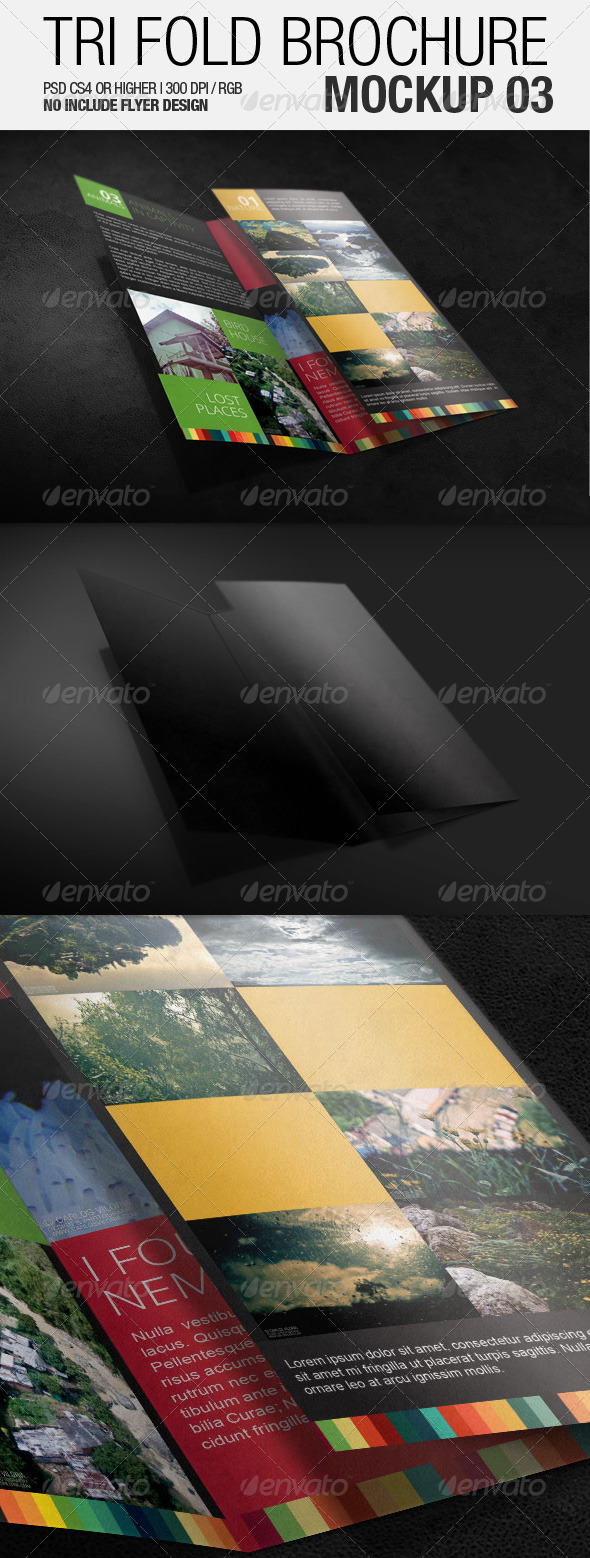 GraphicRiver Tri Fold Brochure Mockup 03 3502069 GraphicRiver Tri Fold Brochure Mockup 03 3502069