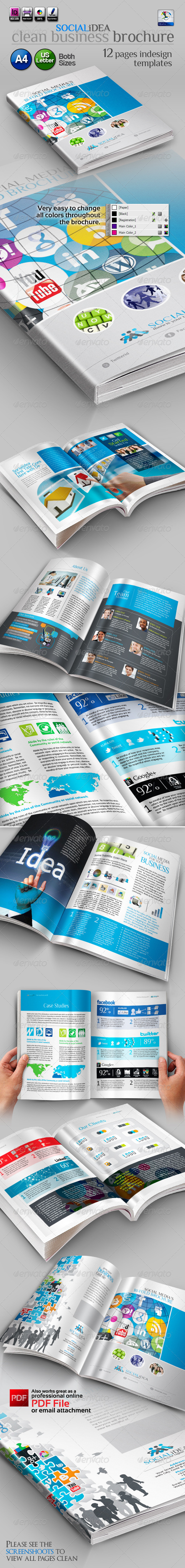 GraphicRiver Socialidea Social Media Clean Bi-fold Brochure 3504107 GraphicRiver Socialidea Social Media Clean Bi-fold Brochure 3504107