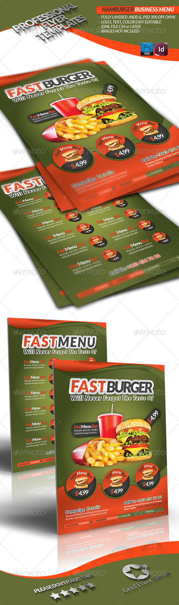 GraphicRiver Restaurant Food Menu 3504293 GraphicRiver Restaurant Food Menu 3504293