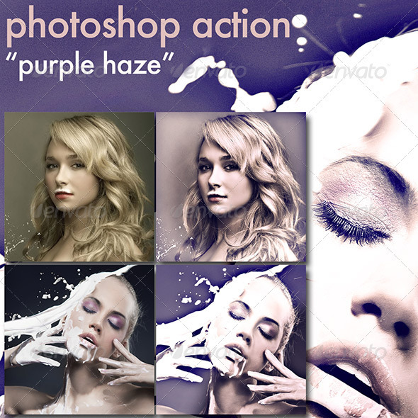 GraphicRiver Photoshop Action Purple Haze 3509516 GraphicRiver Photoshop Action Purple Haze 3509516