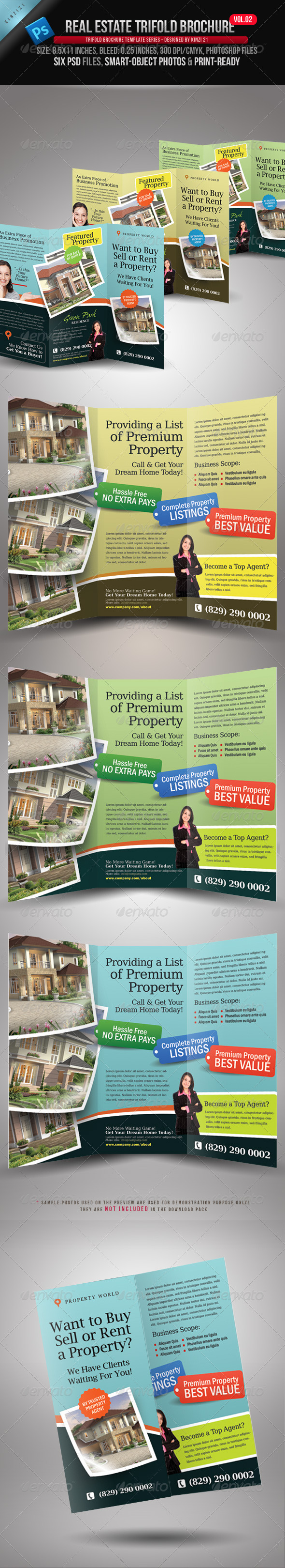 GraphicRiver Real Estate Trifold Brochure Vol.02 3509644 GraphicRiver Real Estate Trifold Brochure Vol.02 3509644