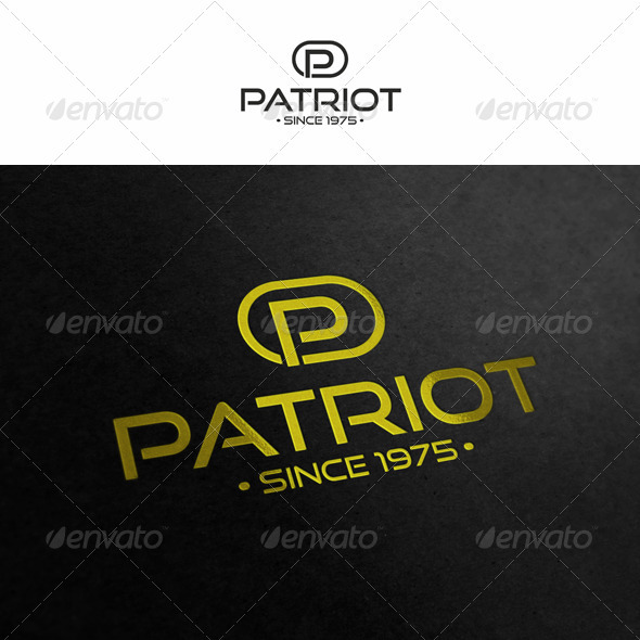 Patriot - Letter P - Letters Logo Templates