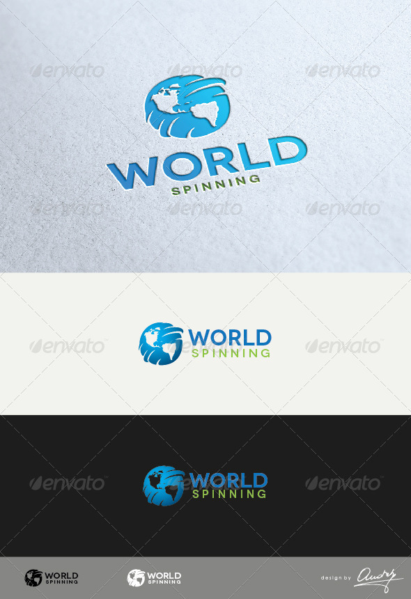 GraphicRiver World Spinning Logo Template 3418732 GraphicRiver World Spinning Logo Template 3418732