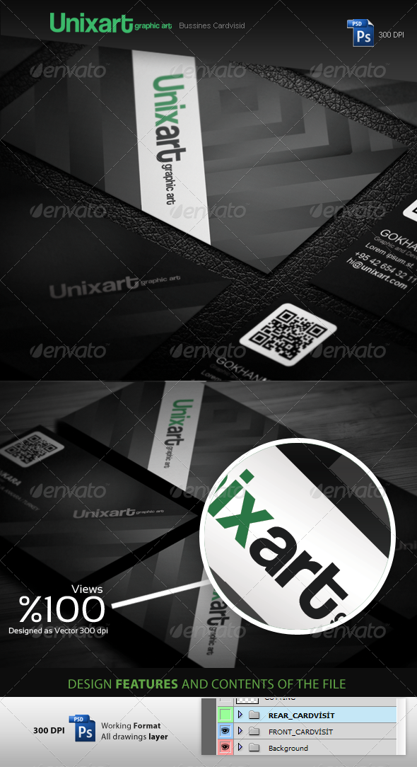 GraphicRiver Unixart Graphic Designer Business Cards 3471650 GraphicRiver Unixart Graphic Designer Business Cards 3471650