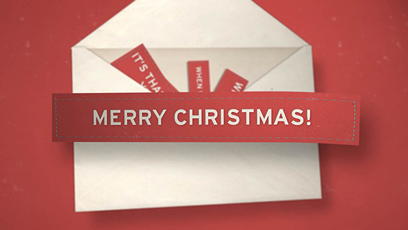 VideoHive Christmas Envelope 3523491 VideoHive Christmas Envelope 3523491