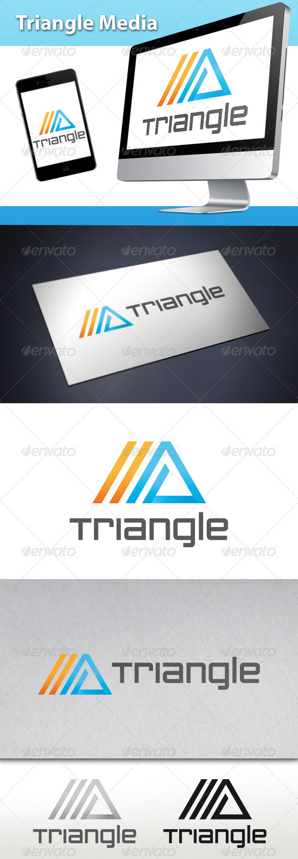 GraphicRiver Triangle Media Logo 3504789 GraphicRiver Triangle Media Logo 3504789