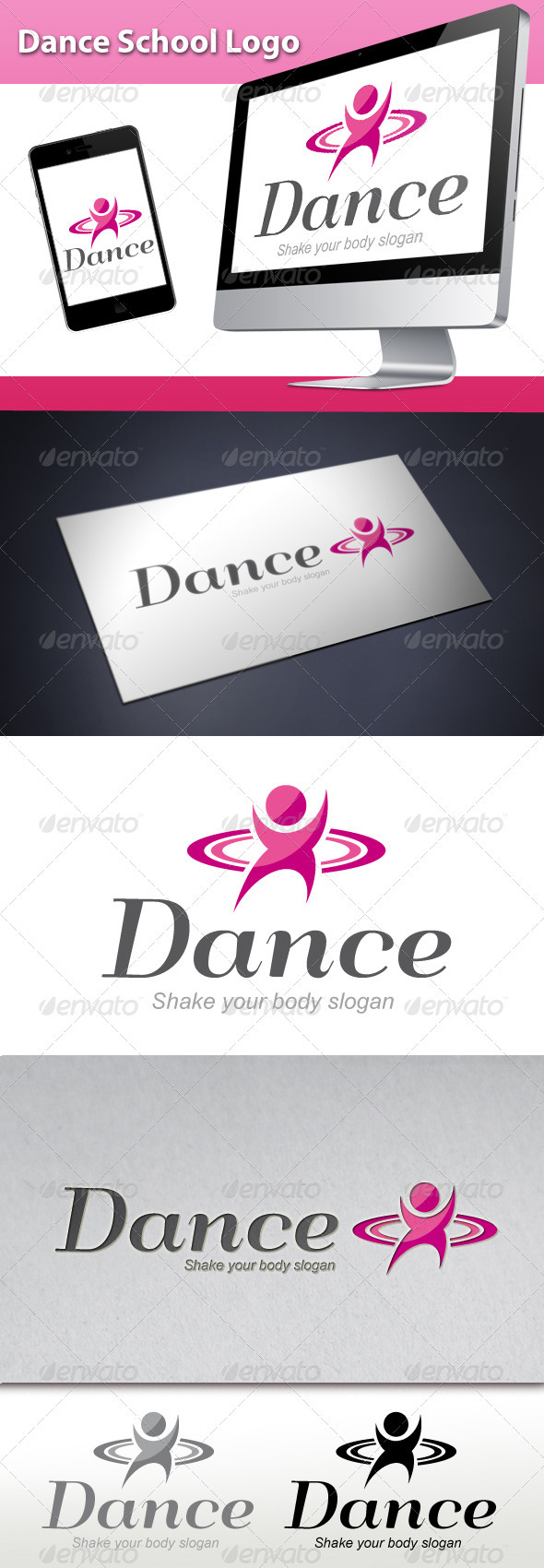 GraphicRiver Dance School Logo 3498936 GraphicRiver Dance School Logo 3498936