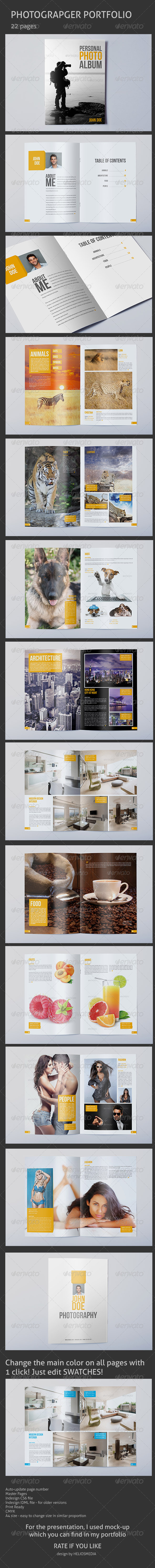 GraphicRiver Photographer Portfolio Album 3527998 GraphicRiver Photographer Portfolio Album 3527998