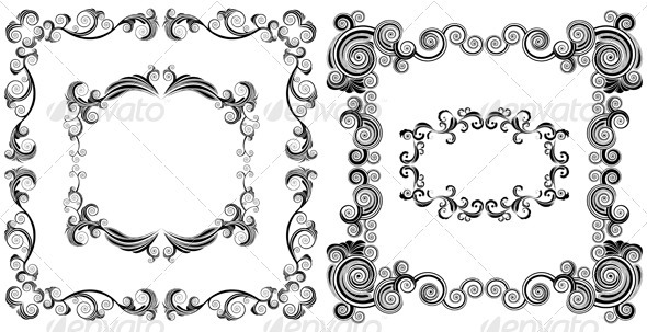 GraphicRiver Ornamented Frames 3528252 GraphicRiver Ornamented Frames 3528252