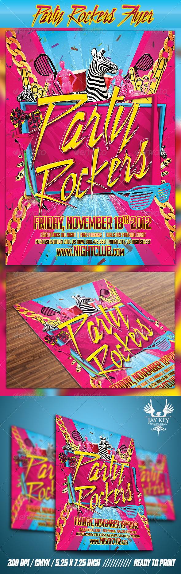 GraphicRiver Party Rockers Flyer 3529636 GraphicRiver Party Rockers Flyer 3529636