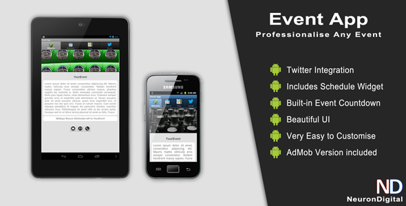 CodeCanyon Event App 3524483 CodeCanyon Event App 3524483