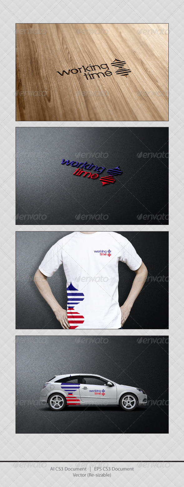 GraphicRiver Working Time Logo Templates 3530080 GraphicRiver Working Time Logo Templates 3530080