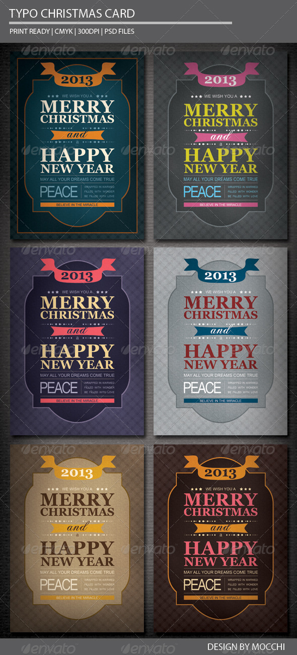 GraphicRiver Typo Chirstmas Card 3410588 GraphicRiver Typo Chirstmas Card 3410588