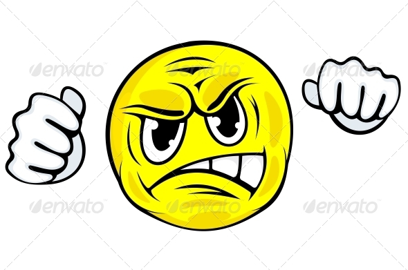 GraphicRiver Angry Face Icon 3533345 GraphicRiver Angry Face Icon 3533345