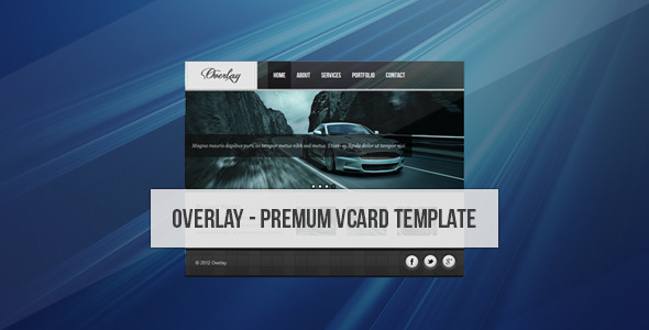 ThemeForest Overlay Creative Vcard 3369397 ThemeForest Overlay Creative Vcard 3369397