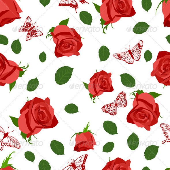 Seamless Floral Pattern - Nature Textures / Fills / Patterns
