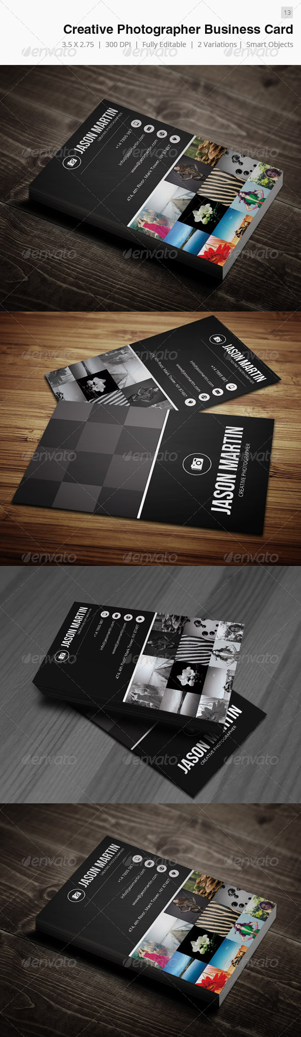 Creative Photographer Business Card - 13 - Creative Business Cards
