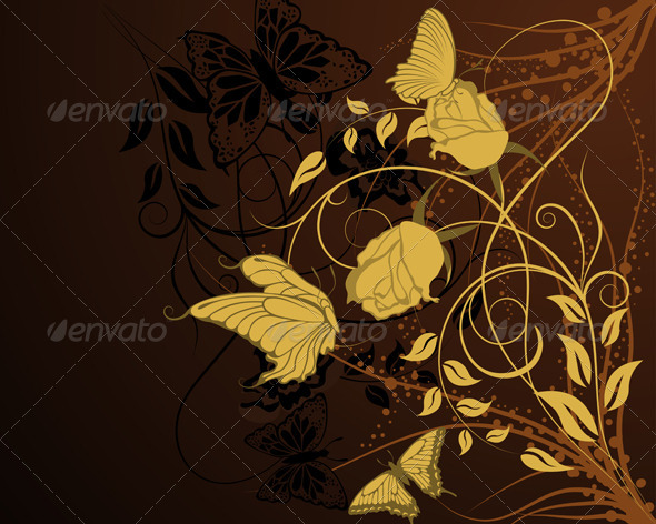 GraphicRiver Floral Background 3537628 GraphicRiver Floral Background 3537628