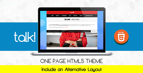 ThemeForest Talk Multipurposes OnePage Theme 3211481 ThemeForest Talk Multipurposes OnePage Theme 3211481
