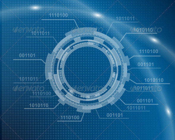GraphicRiver Technological Blue Background 3539248 GraphicRiver Technological Blue Background 3539248