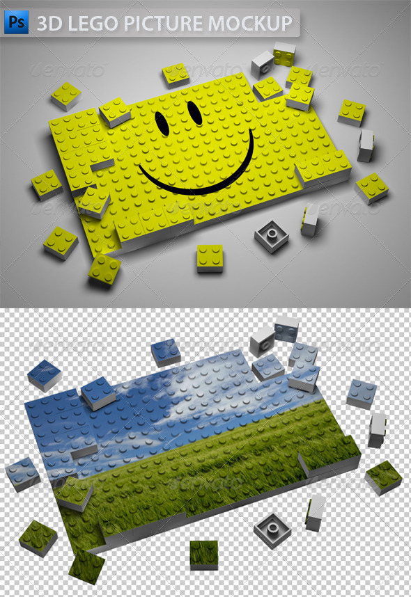 3D Lego Picture - Miscellaneous 3D Renders