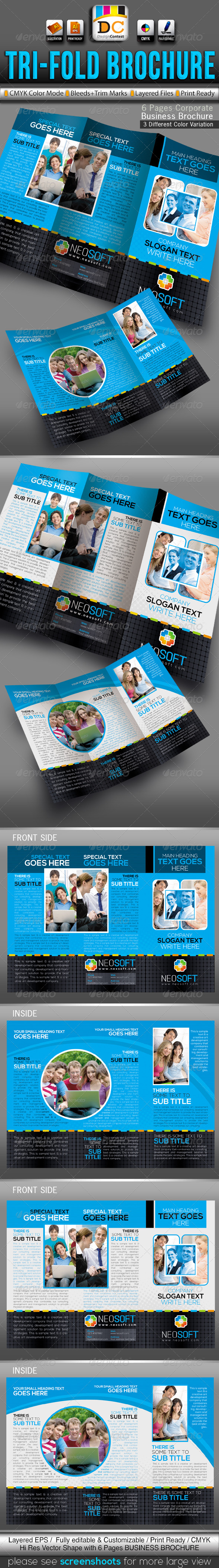 GraphicRiver NeoSoft Tri-fold Corporate Business Brochure 3542687 GraphicRiver NeoSoft Tri-fold Corporate Business Brochure 3542687