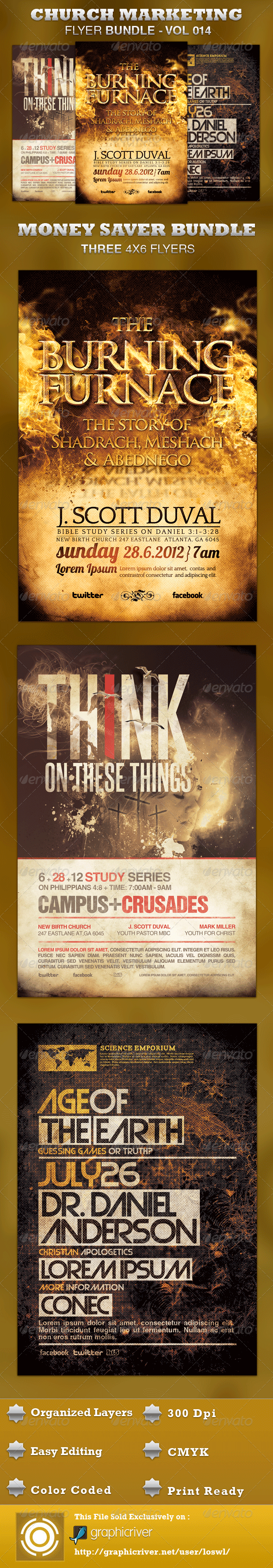GraphicRiver Church Marketing Flyer Bundle-Vol 014 3544062 GraphicRiver Church Marketing Flyer Bundle-Vol 014 3544062