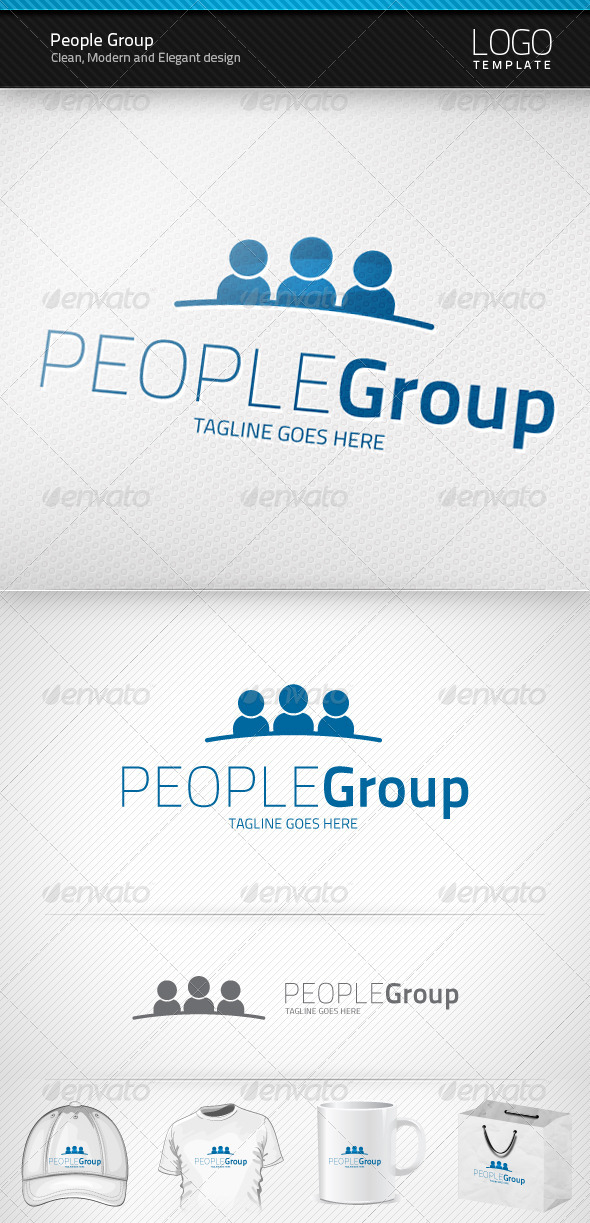 People Group Logo - Humans Logo Templates