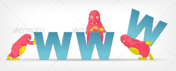 GraphicRiver Funny Monster Communication 3544827 GraphicRiver Funny Monster Communication 3544827
