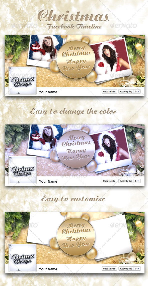 GraphicRiver Christmas FB Timeline V4 3545808 GraphicRiver Christmas FB Timeline V4 3545808