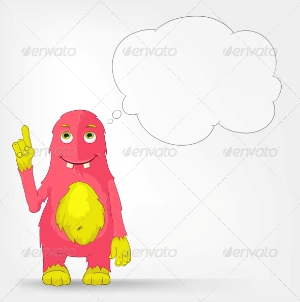GraphicRiver Funny Monster Idea 3552407 GraphicRiver Funny Monster Idea 3552407
