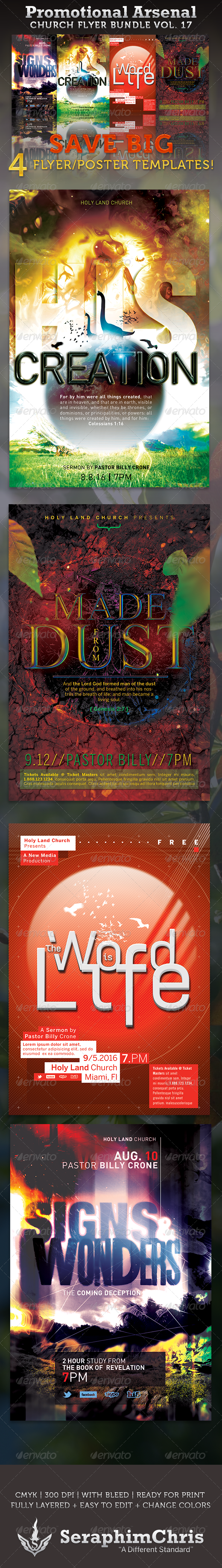 GraphicRiver Promotional Arsenal Church Flyer Bundle 17 3554592 GraphicRiver Promotional Arsenal Church Flyer Bundle 17 3554592