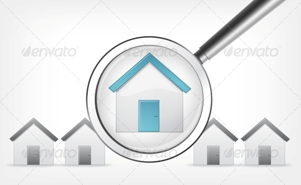 GraphicRiver Find Home 3554707 GraphicRiver Find Home 3554707