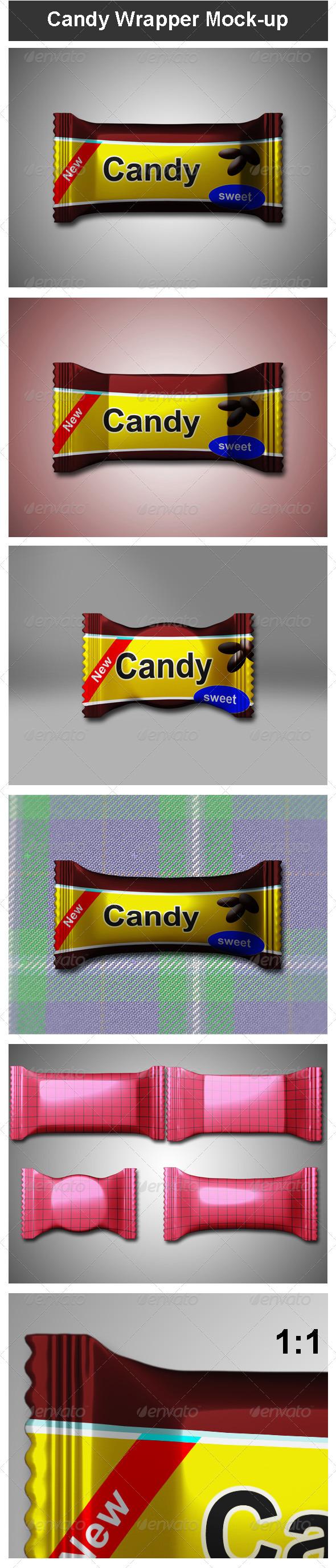 GraphicRiver Candy Wrapper Mock-up 3555036 GraphicRiver Candy Wrapper Mock-up 3555036