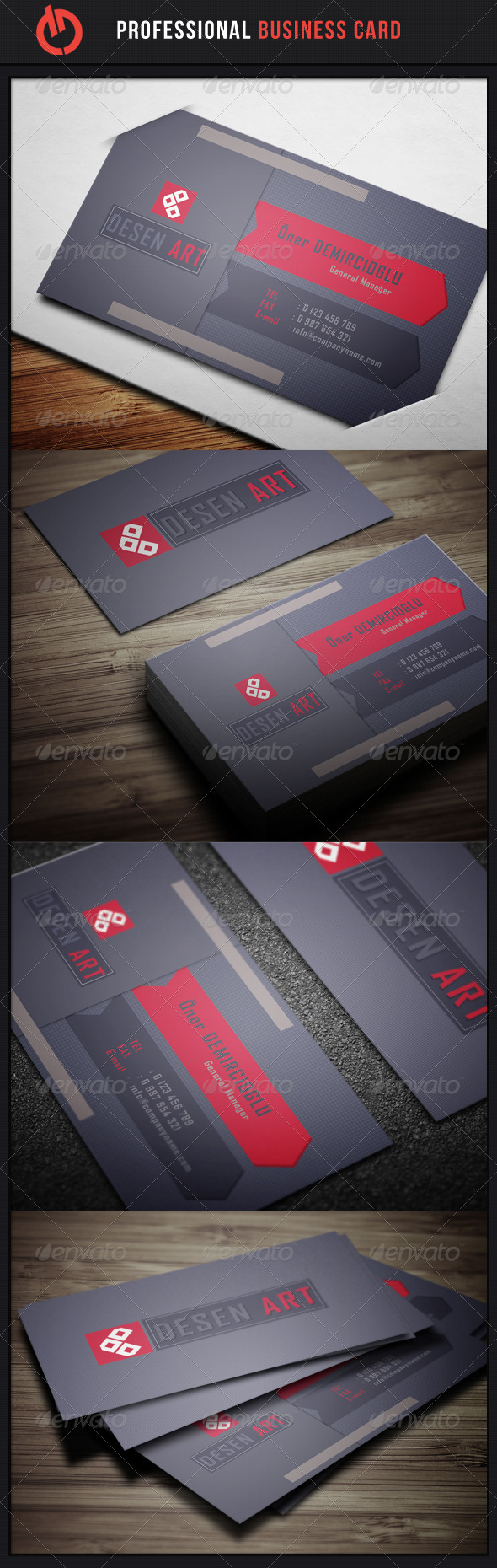 GraphicRiver Professional Business Card 9 3529349 GraphicRiver Professional Business Card 9 3529349