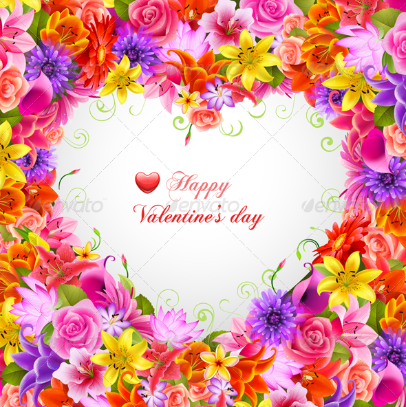 GraphicRiver Valentine s Day Vector Postcard 3560076 GraphicRiver Valentine s Day Vector Postcard 3560076