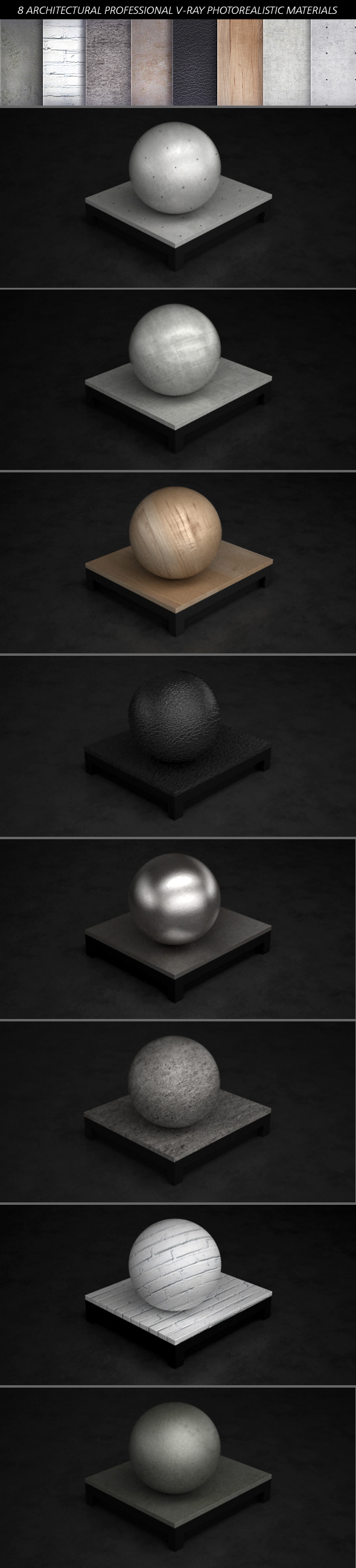 3DOcean V-Ray Architectural Photorealistic Materials 3561515 3DOcean V-Ray Architectural Photorealistic Materials 3561515