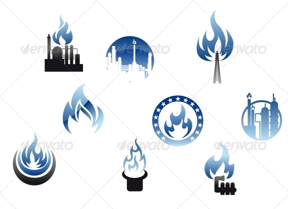 GraphicRiver Gas Industry Symbols and Icons 3562239 GraphicRiver Gas Industry Symbols and Icons 3562239
