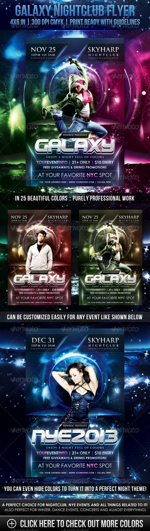 GraphicRiver Galaxy Nightclub Flyer 3509616 GraphicRiver Galaxy Nightclub Flyer 3509616
