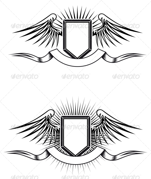 GraphicRiver Heraldic Emblems 3569109 GraphicRiver Heraldic Emblems 3569109