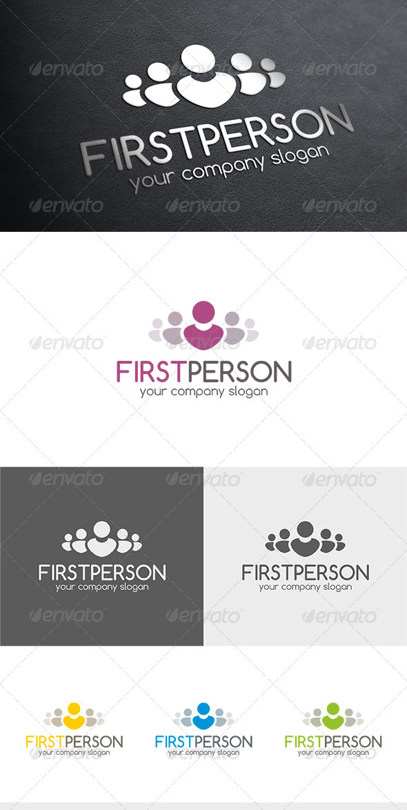 First Person Logo - Humans Logo Templates