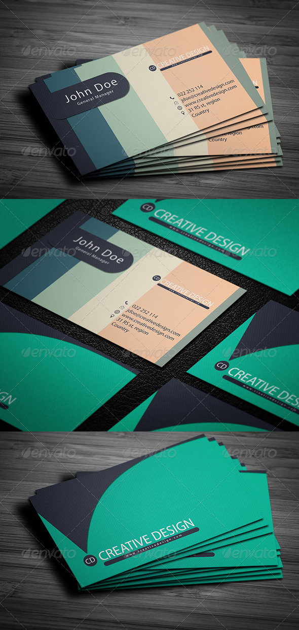 GraphicRiver Creative Design Business Card 3575037 GraphicRiver Creative Design Business Card 3575037