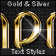 Gold & Silver - Text Styles Gold & Silver - Text Styles - GraphicRiver Item for Sale