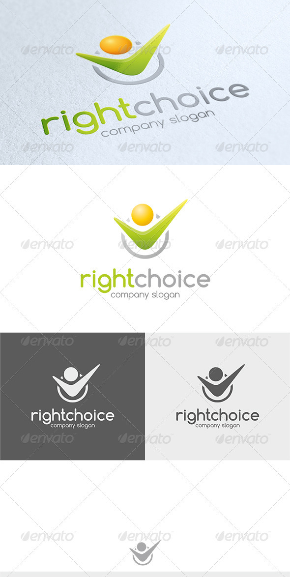 GraphicRiver Right Choice Logo 3584736 GraphicRiver Right Choice Logo 3584736