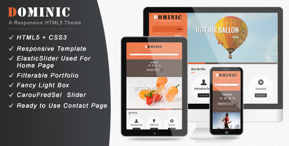 ThemeForest DOMINIC Creative HTML Template 3585458 ThemeForest DOMINIC Creative HTML Template 3585458