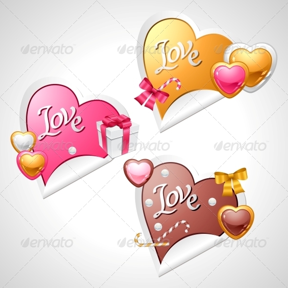 GraphicRiver Valentine s Day Vector Stickers 3587969 GraphicRiver Valentine s Day Vector Stickers 3587969