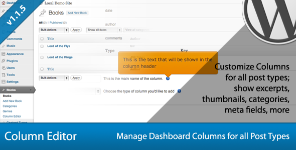 CodeCanyon Post Type Column Editor 758157 CodeCanyon Post Type Column Editor 758157