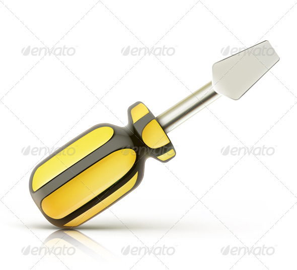 GraphicRiver Screwdriver Icon 3590136 GraphicRiver Screwdriver Icon 3590136